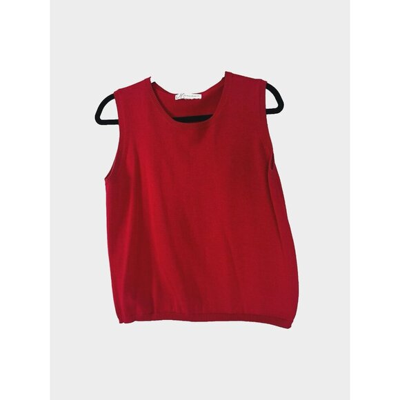 Dressbarn Womens M/L Set Of 4 Sweater Vests Lightweight Bundle Layers Preppy Fit - Picture 9 of 12